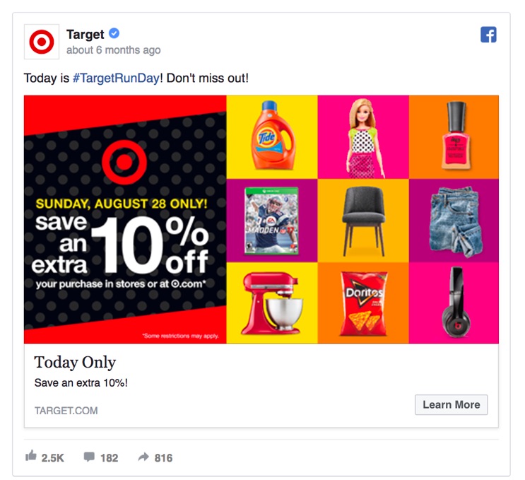 target facebook ad