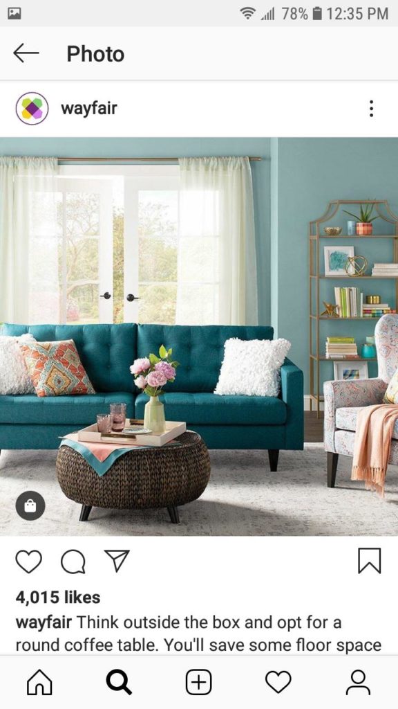 Wayfair shopping Instagram ecommerce