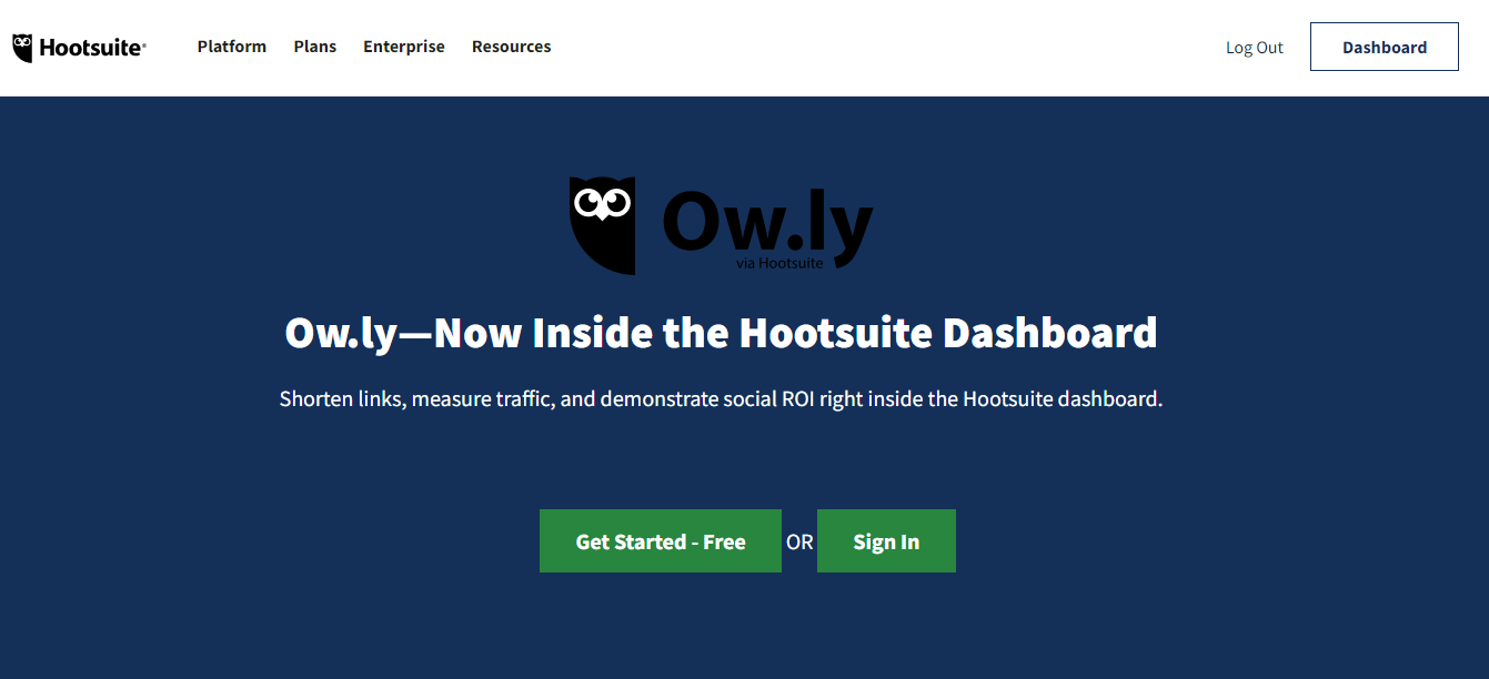 Ow.ly Hootsuite's URL shortener